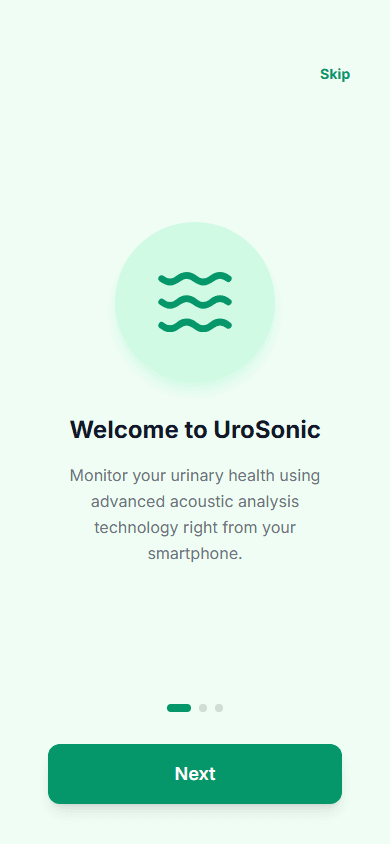 UroSonic — Welcome & Onboarding